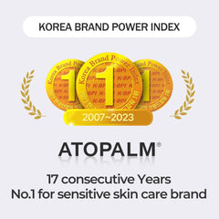 ATOPALM MLE eczema cream texture closeup showing rich, non-greasy hydration.