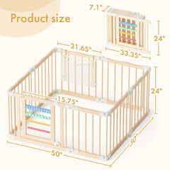 Atoping playpen folded with storage bag for easy transport and quick setup.