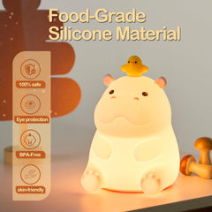 ATSUI Hippo Night Light dimmable brightness for day or night.