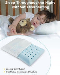 ATTABABY gel-infused foam helps maintain comfortable temperature during night.