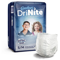 Attends DriNite Juniors back-color cue helps caregivers identify the back quickly.