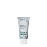 ATTITUDE Diaper Cream barrier bottle pour demonstrates a waterproof barrier protecting sensitive skin.