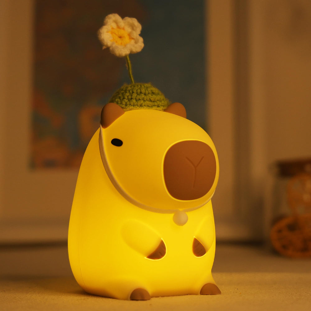 Attivolife Capybara night light provides ambient glow for a calm bedtime routine