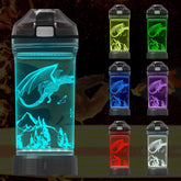 Attivolife Dragon Watter Bottle dragon illusion motivates hydration for school and travel
