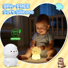 Attivolife night light RGB switch displays seven colors for versatile bedtime moods