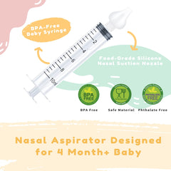 Aufisi baby-nasal-syringe-compact demonstrates easy portable cleansing for quick relief.