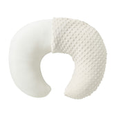 Aullar Nursing Pillow beige cover top view aids comfortable feeding posture