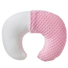 Aullar nursing pillow candy pink cover shown for comfortable feeding support