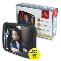 Autobase Baby Car Mirror shatterproof materials protect during bumps
