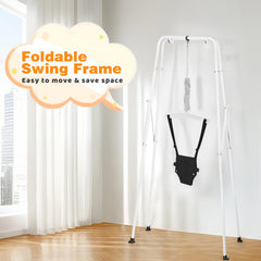 AUTOKAKUM baby jumper safety features and durable materials for worry-free play