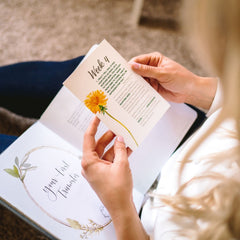 Autumn & Annie Pregnancy Prayer Cards Week 20 growth card on nightstand inspires daily encouragement