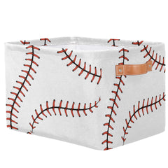 AUUXVA Baseball Stitches Basket handle detail features easy transport