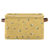 AUUXVA Cute Animal Bee Basket front view for nursery organization