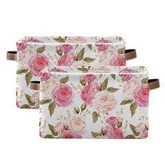 AUUXVA SEULIFE rose pink basket folded for compact storage.