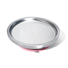 Avanchy Open Baby Plates with suction base preventing spills during self feeding.