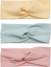 AVAUMA baby headbands in solid colors for everyday wear and coordinated outfits.