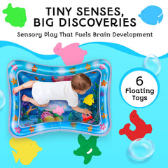 Safety-first design: BPA-free and leakproof tummy time mat