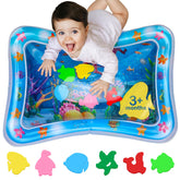 AVEC MAMAN Tummy Time Water Mat center water fill for safe baby play