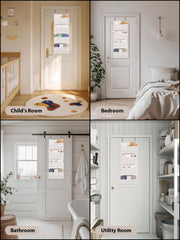 Avidanza canvas-pocket structure maintains upright shape for clutter-free bedrooms.
