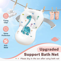 AVIDOR bath-net-soft provides secure, gentle support during baths.