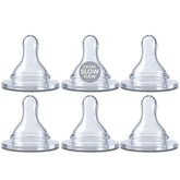 Avima Baby preemie nipples six-pack for narrow-neck bottles supporting gentle feeding