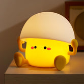 Avolend LED Egg Night Light egg-shape adds cozy nursery ambience.