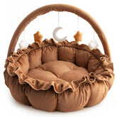 Avrsol 3-in-1 Baby Play Gym play mat provides soft tummy time surface for newborns.
