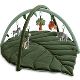 Avrsol Baby Play Gym leaf-mat offers soft tummy-time surface and stimulation.