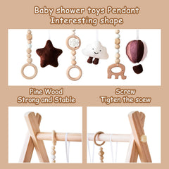 Avrsol wooden toys invite reach-and-grab play to boost early motor skills.