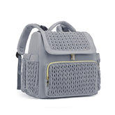 Awanhe diaper bag backpack front view showcasing compact, travel-friendly design for on-the-go families.