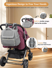 Awanhe diaper bag insulated bottle holders keep drinks at the right temperature on the go.