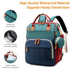 Awanhe diaper bag with USB charging port for on the move charging