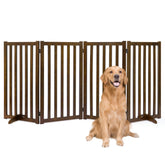 Axeman 36in tall pet gate assembled, tall barrier for stairs or doorways