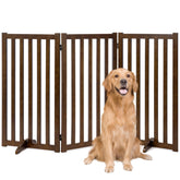 Axeman 36-inch height pet gate assembled for stairs and doorways.