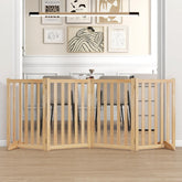 Axeman wood-assembly shows sturdy 4-panel design for versatile room screening.