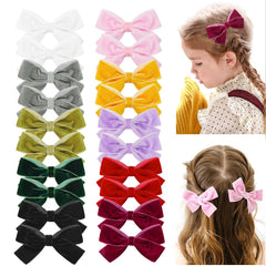Ayesha velvet bow 6-inch on toddler hair for everyday wear.