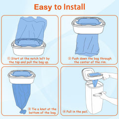 AYKEME Leak-proof refill keeps diaper disposal clean and mess-free.