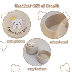 Azbuk Tooth Fairy Box protects tiny teeth as a cherished keepsake.