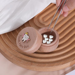 Azefnuhk Tooth Fairy Box portable size fits neatly on shelves or drawers.
