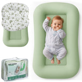 azopesy baby lounger cooling cover highlights breathable waffle fabric for cool, comfy newborns