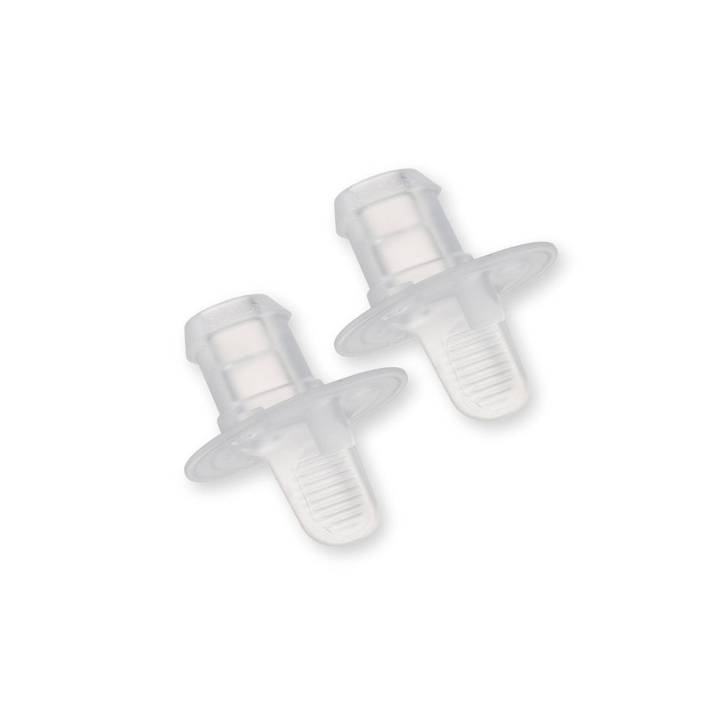 b.box Sport Spout Replacement Tops 2-pack packaging demonstrates easy replacement for kids' bottles.