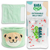 BabaChun extendable belly belt on infant offering tummy comfort and pressure