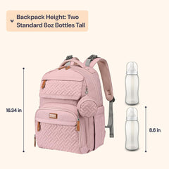 BabbleRoo interior view with organized pockets and insulated bottle slots