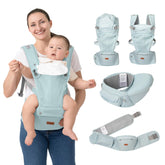 BabbleRoo Grow Carrier hip-seat providing secure hip support for toddlers.