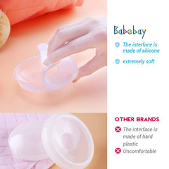 Babebay breast shells easy-fit bra compatibility for most sizes.