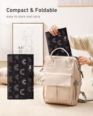 Babebay changing pad extended to 25x13.5 inches for ample space.