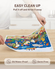 Babebay placemats made from food-grade materials BPA-free and lead-free