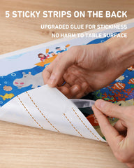 Babebay waterproof placemats surface ready for quick wipe-clean