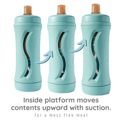 Babeehive Subo aqua on-the-go bottle supports healthy meals away from home.