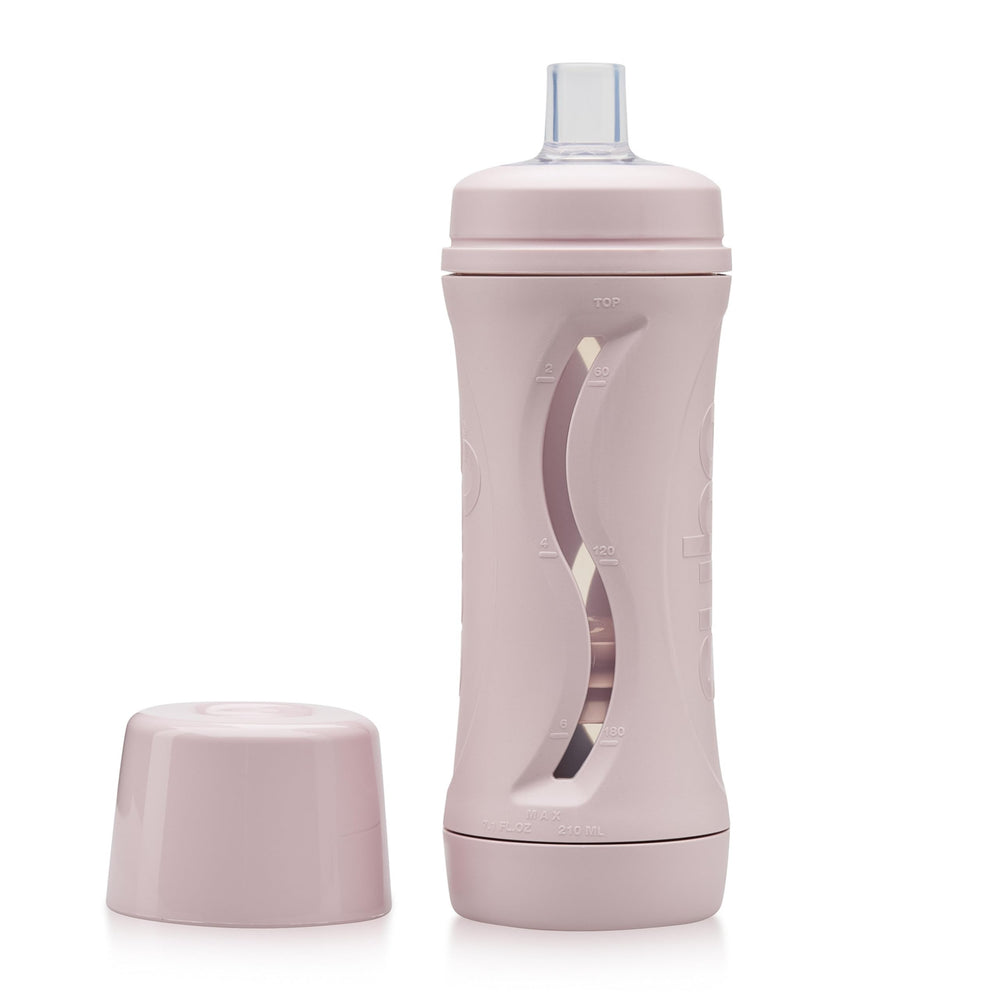 Babeehive Subo baby food bottle cap helps keep meals tidy on the go.